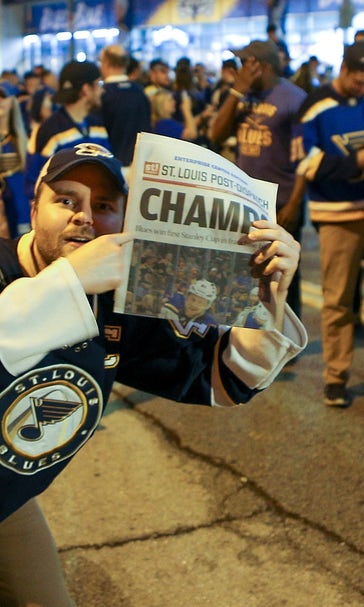 Blues are toast of a town that's been in a bit of a title drought